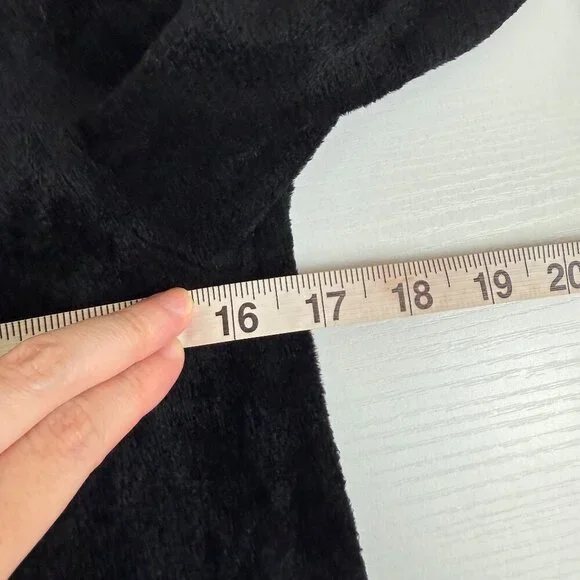 NWT Lafayette 148 New York Soft Italian-Yarn Sweater Maxi DressBlack, Size M